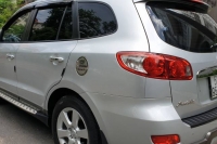 Bán Hyundai Santa Fe SLX 2.0 AT 2009 máy dầu số tự động nhập khẩu màu bạc tuyệt đẹp